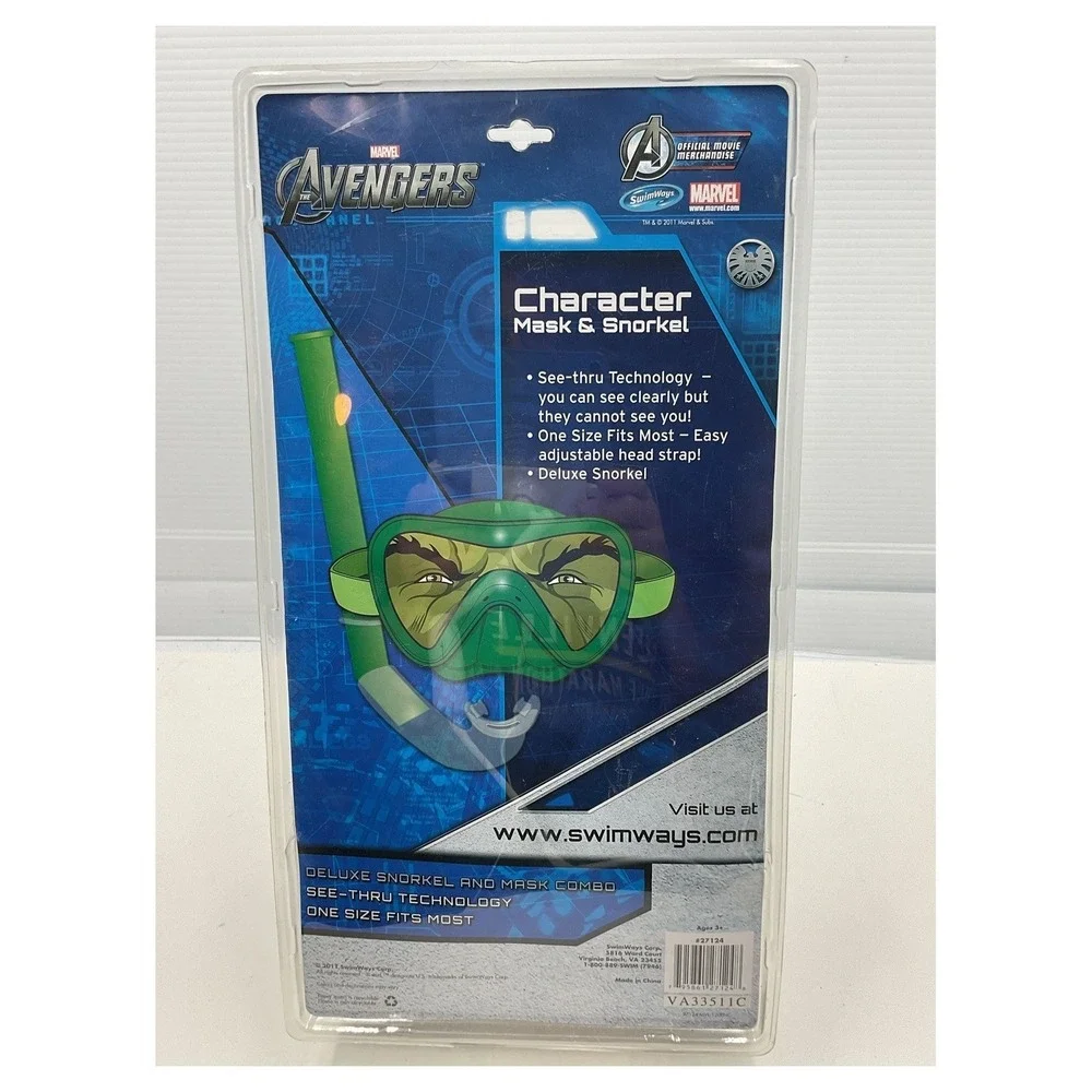 Marvel Avengers Deluxe‎ Snorkel and Mask Set